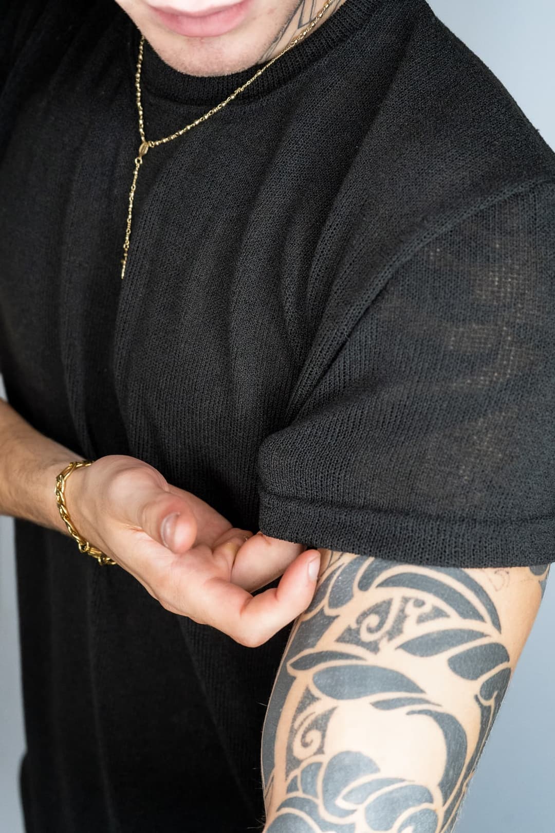 Remera Tex Negra